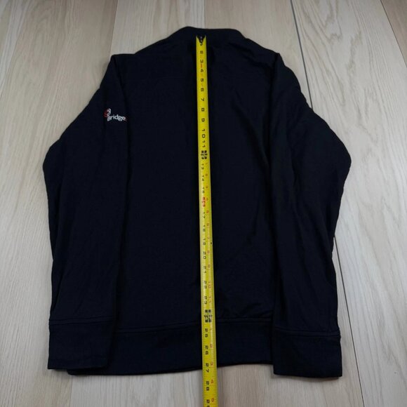 Travis Mathew Mens Black Knit Soft Touch BridgeBank 1/4 Zip Sweater Size Small - Picture 9 of 9
